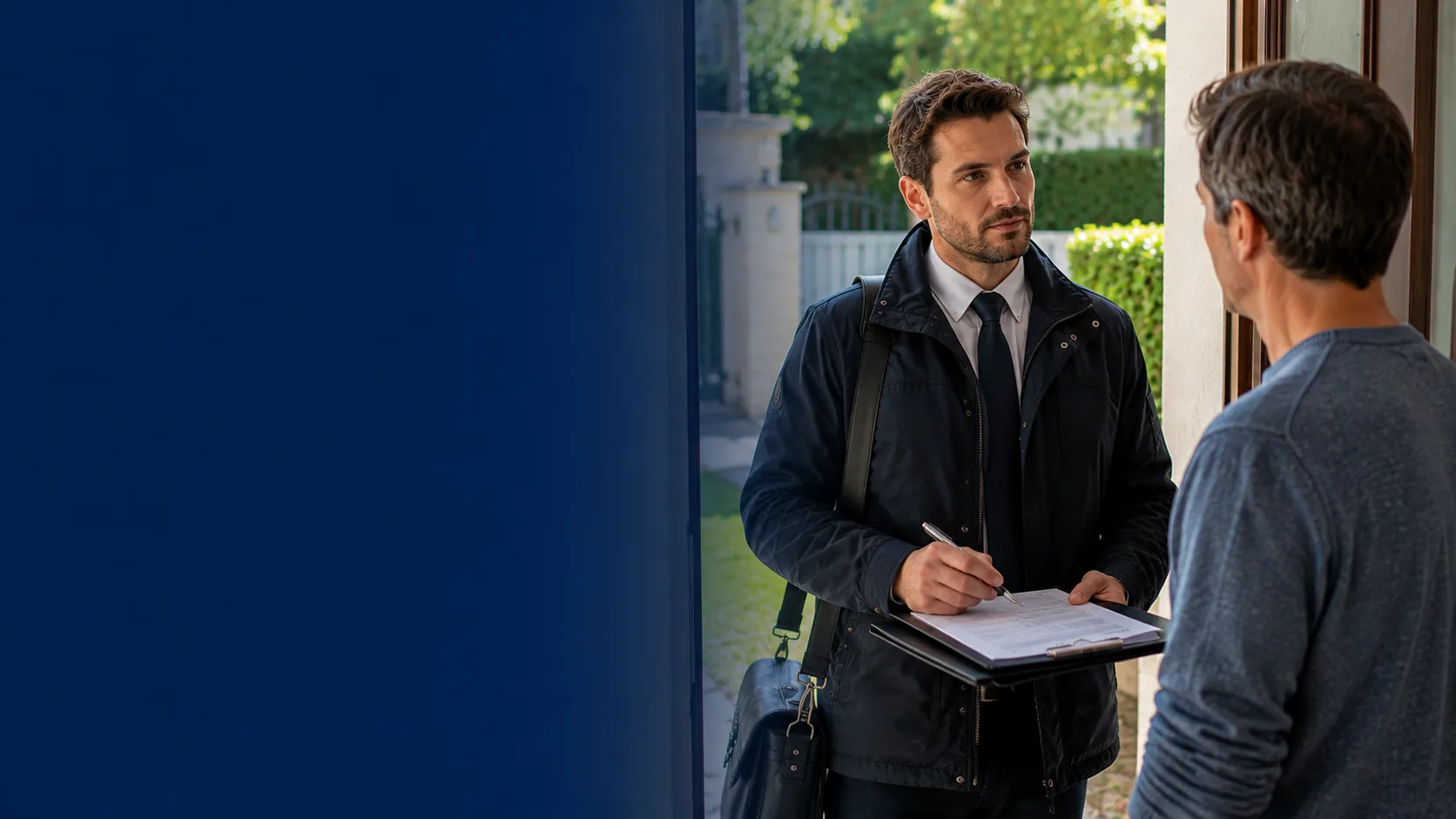 Commissaire de justice en déplacement professionnel